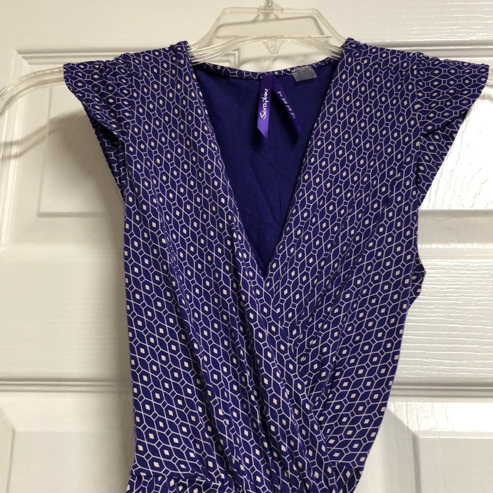 Seraphine maternity wrap dress